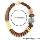 Fashion Statement  Big Beads NecklaceHandmade for Women Trendy Party Jewelry