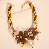 Collar Golden Eden Pearl Bloom