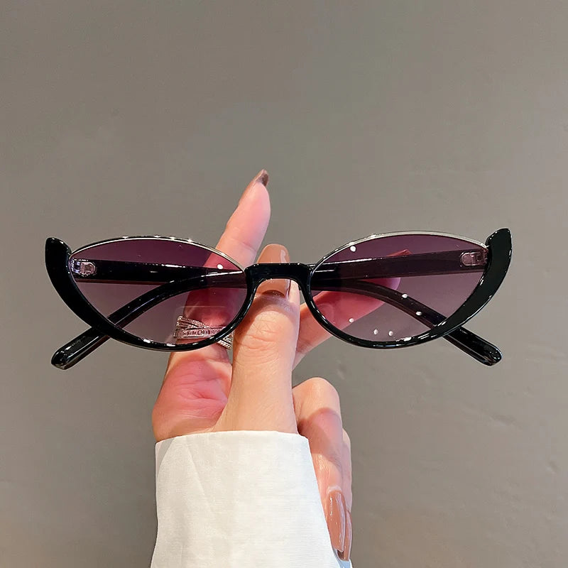 Chic Cat-Eye Gradient Sunglasses | Vintage Designer Shades