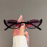 Chic Cat-Eye Gradient Sunglasses | Vintage Designer Shades