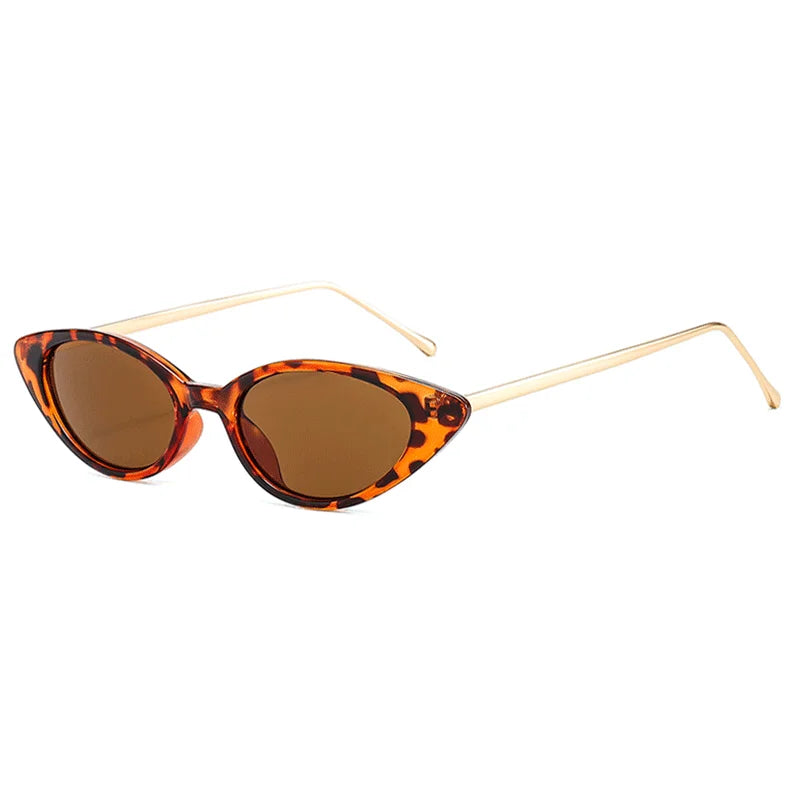 Chic Leopard Cat Eye Sunglasses - UV400 Designer Shades for Women