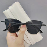 Luxury Vintage Cat Eye Sunglasses - Chic UV400 Designer Eyewear