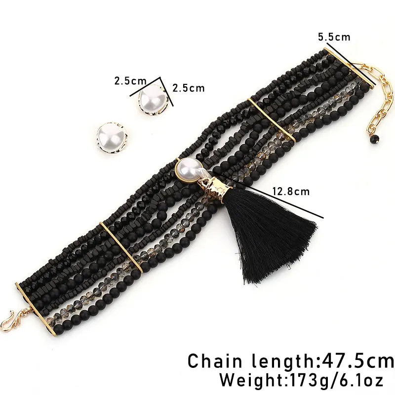 Cuello afro chic Pearl Empress