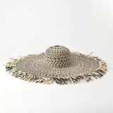 Wanderlust Woven Straw Fringe Hat