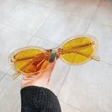 Retro Cat Eye UV400 Sunglasses - Chic Punk Red Green Shades