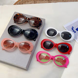 KAMMPT Aurora Oval Sunglasses: Gradient UV400 Luxury Korean Style Shades