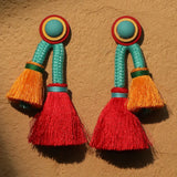 Los pendientes de goteo de carnaval
