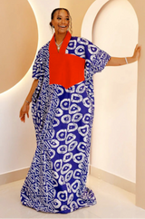 Amuma Bubu Dress with Aso Oke Embellishment