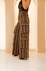 Pantalón cargo Chibuzo Aso Oke