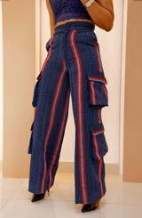 Pantalón cargo Okwa Aso Oke
