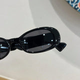 Chic Y2K Oval Sunglasses: Retro Glam for Festivals & Vacations