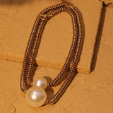 El collar del eje de la perla