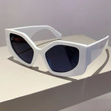 KAMMPT Polygon Gradient Sunglasses: Chic UV400 Designer Shades for Women