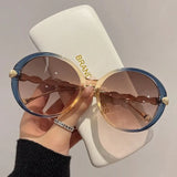Luxury Retro Round Sunglasses | UV400 Designer Shades for Women & Men