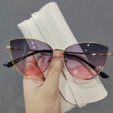 KAMMPT Luxury Vintage Cat-Eye Sunglasses for Women 2024 - UV400 Trendy Eyewear