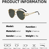 RELEN Double Bridge Aviator Sunglasses: Colorful Lenses, Leopard Temples