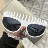 Quirky Headband Sunglasses: Exaggerated Street Style Fashion Eyewear