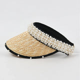 Radiant Pearl Straw Sun Hat