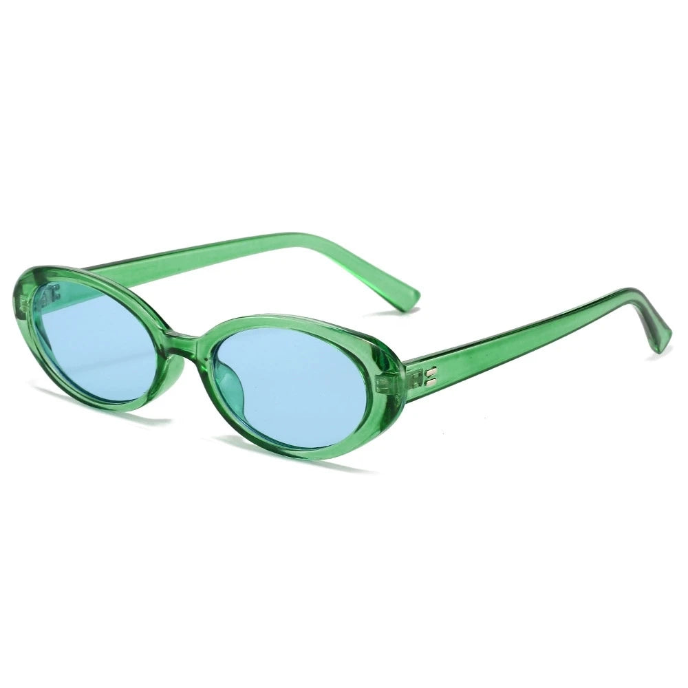 Chic Oval Vintage Sunglasses - UV400 Protection & Retro Style