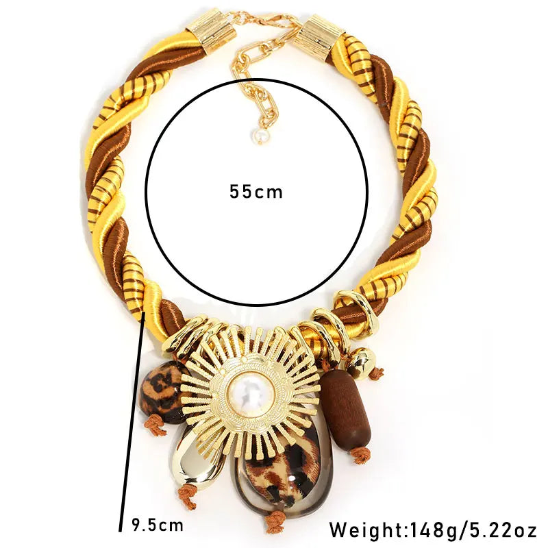 Sun Queen Pendant Necklace