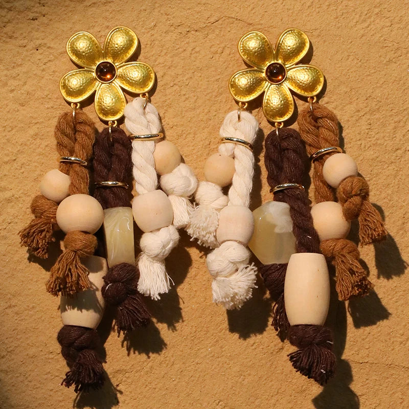 Pendientes Wildroot Flora