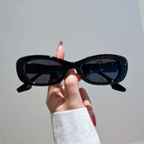 'Vintage Aura' Gradient Oval Sunglasses - UV400 Designer Shades