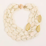 Statement Faux Necklace Multi-layer design for Women Girl Vintage Wedding Party Jewelry
