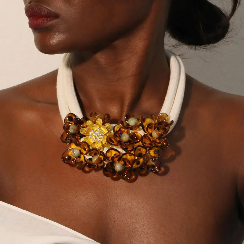 The Amber Bloom Necklace