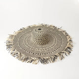Wanderlust Woven Straw Fringe Hat