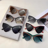 Oversized Butterfly Cat Eye Sunglasses - Luxury Gradient UV400