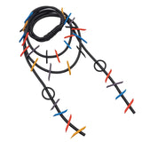 Retro Multi-Layered Vivid Line Necklace | Statement Chic