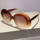 Chic Oversized Gradient Sunglasses | Trendy Candy Color UV400 Shades