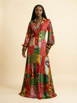 Idenmiri Silk Charmeuse Bias-Cut Gown | Parisian Luxury