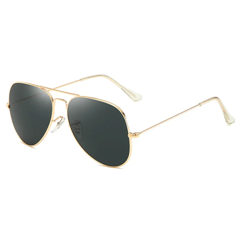Luxury Aviator Sunglasses: Pilot Style, Gradient UV400 Lenses, Alloy Frame