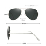 Luxury Aviator Sunglasses: Pilot Style, Gradient UV400 Lenses, Alloy Frame