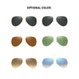 Luxury Aviator Sunglasses: Pilot Style, Gradient UV400 Lenses, Alloy Frame