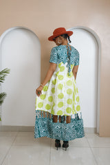 Udochukwu Adire Mid-Length Dress