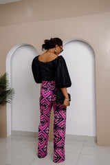 Pantalón ancho Ugwukaego Ankara