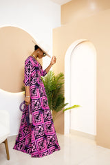 Vestido cruzado Umuokpu