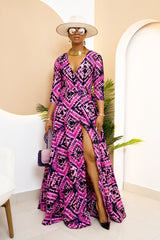 Vestido cruzado Umuokpu