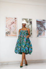 Robe mini bouffante Uziza