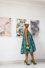 Uziza Puffy Mini Dress