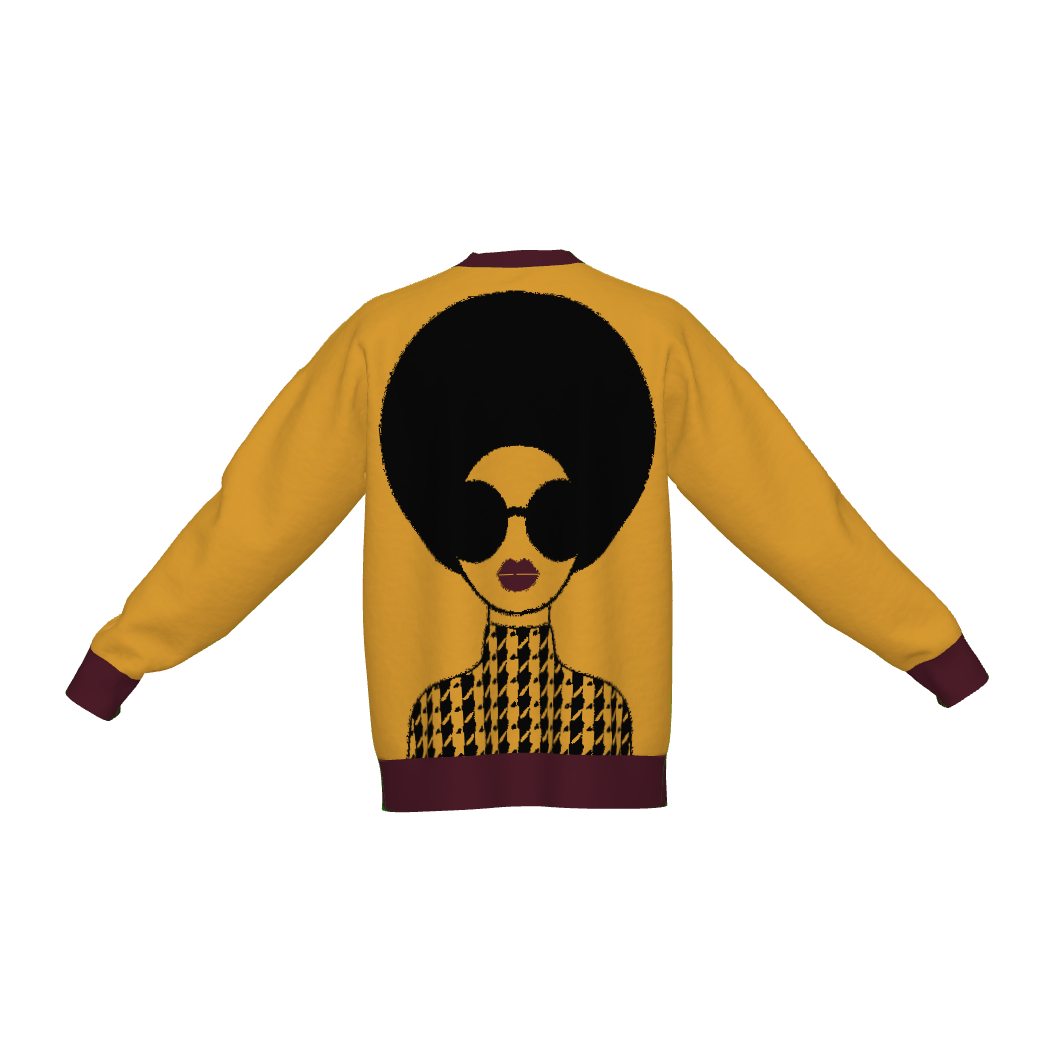 Angi Diva Knit Sweater - Yellow