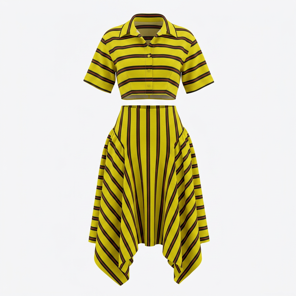[Pre Order] Nmaekwu Aso Oke Chic Side-Slit Co-ord Set: Effortless Elegance