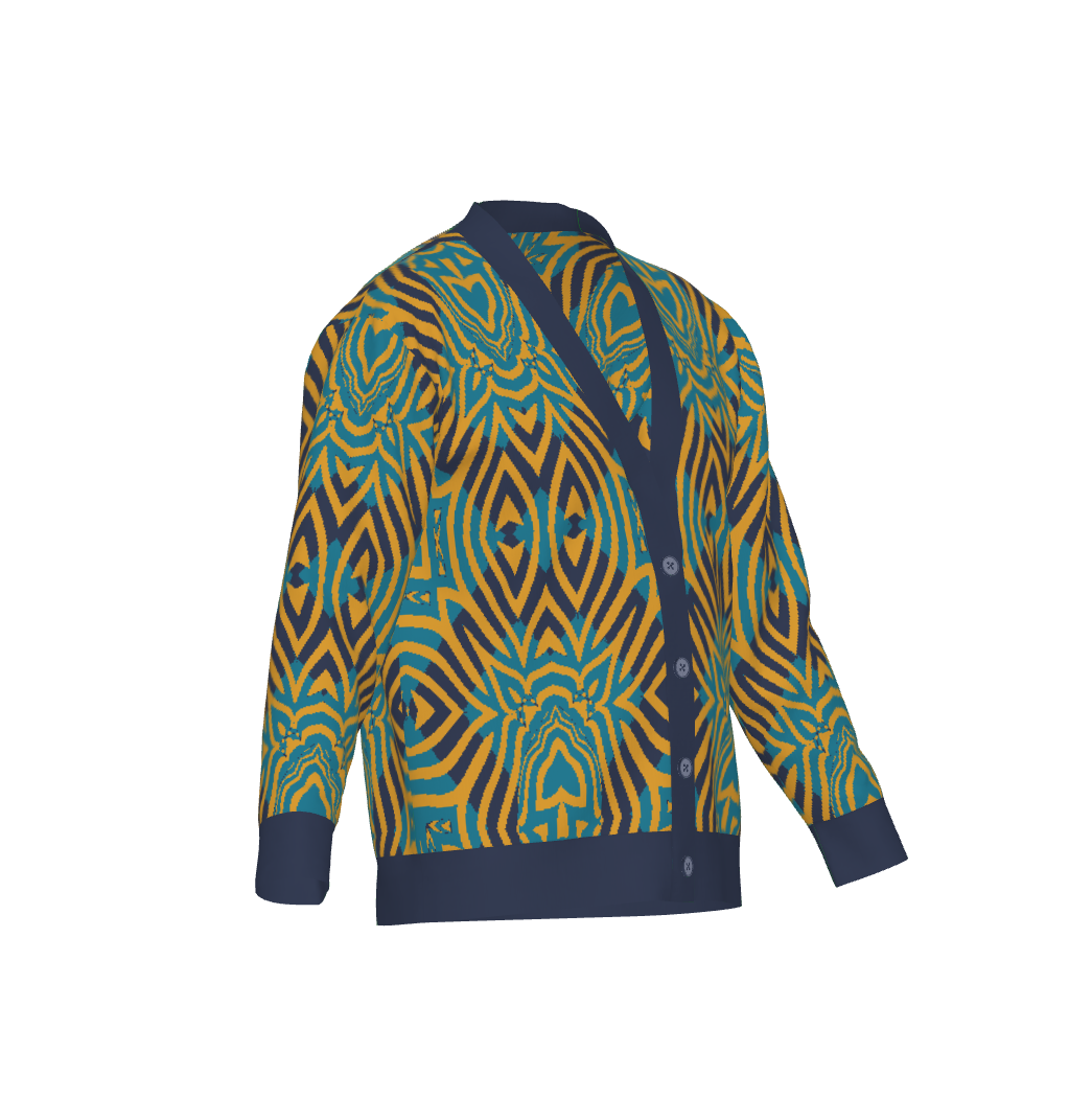 Maka Women’s African-Inspired Printed Cardigan – Lightweight, Stretch & Stylish