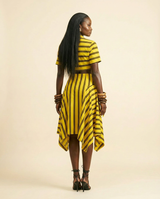 Chic Side-Slit Co-ord Set: Effortless Elegance - back view