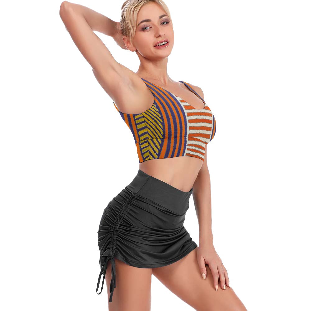Women's Comfortable Texture Sports Bra