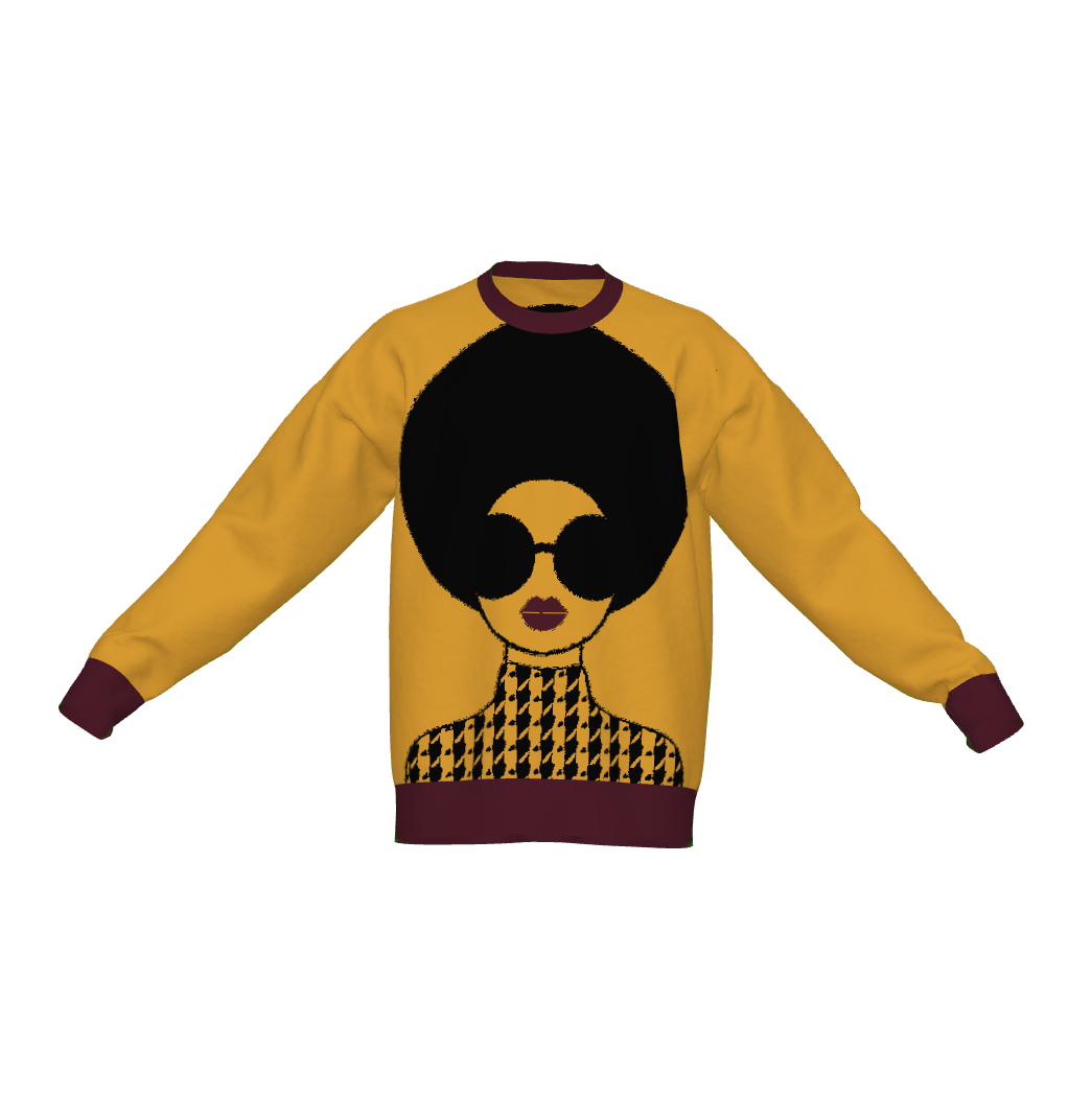 Angi Diva Knit Sweater - Yellow