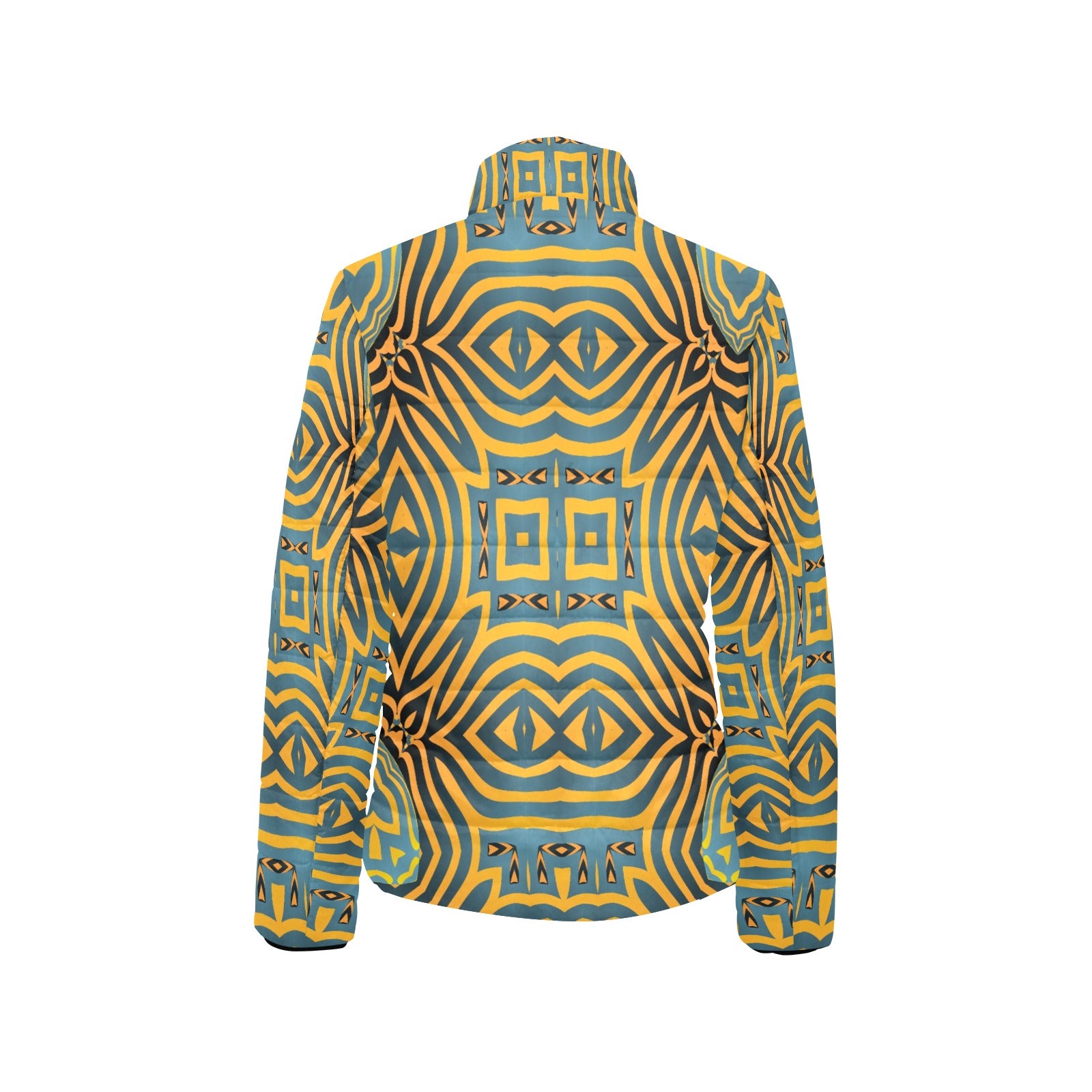 Maka WOMEN'S African Inspired STAND COLLAR PADDED JACKET
