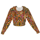 Kene Women's Zip-Up Cropped Sweatshirt – Air Layer Comfort